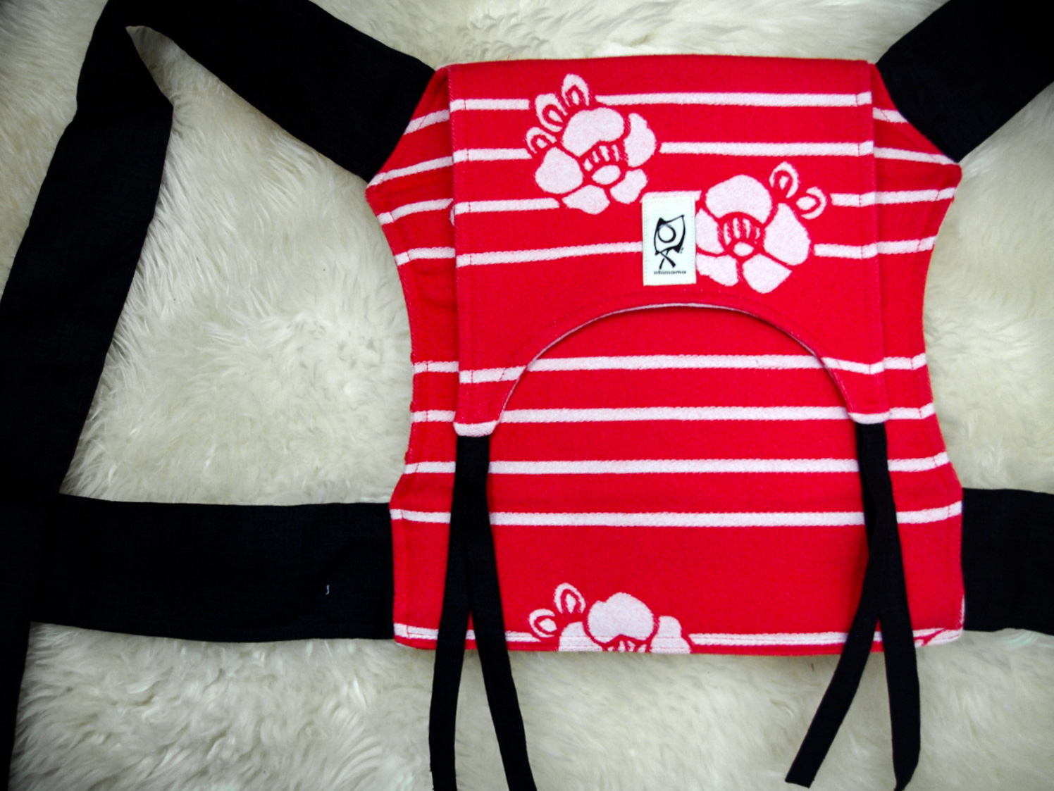 ObiMama Wrap Conversion Mei Tai Kokoro Textiles' Coco Lipstick ObiMini