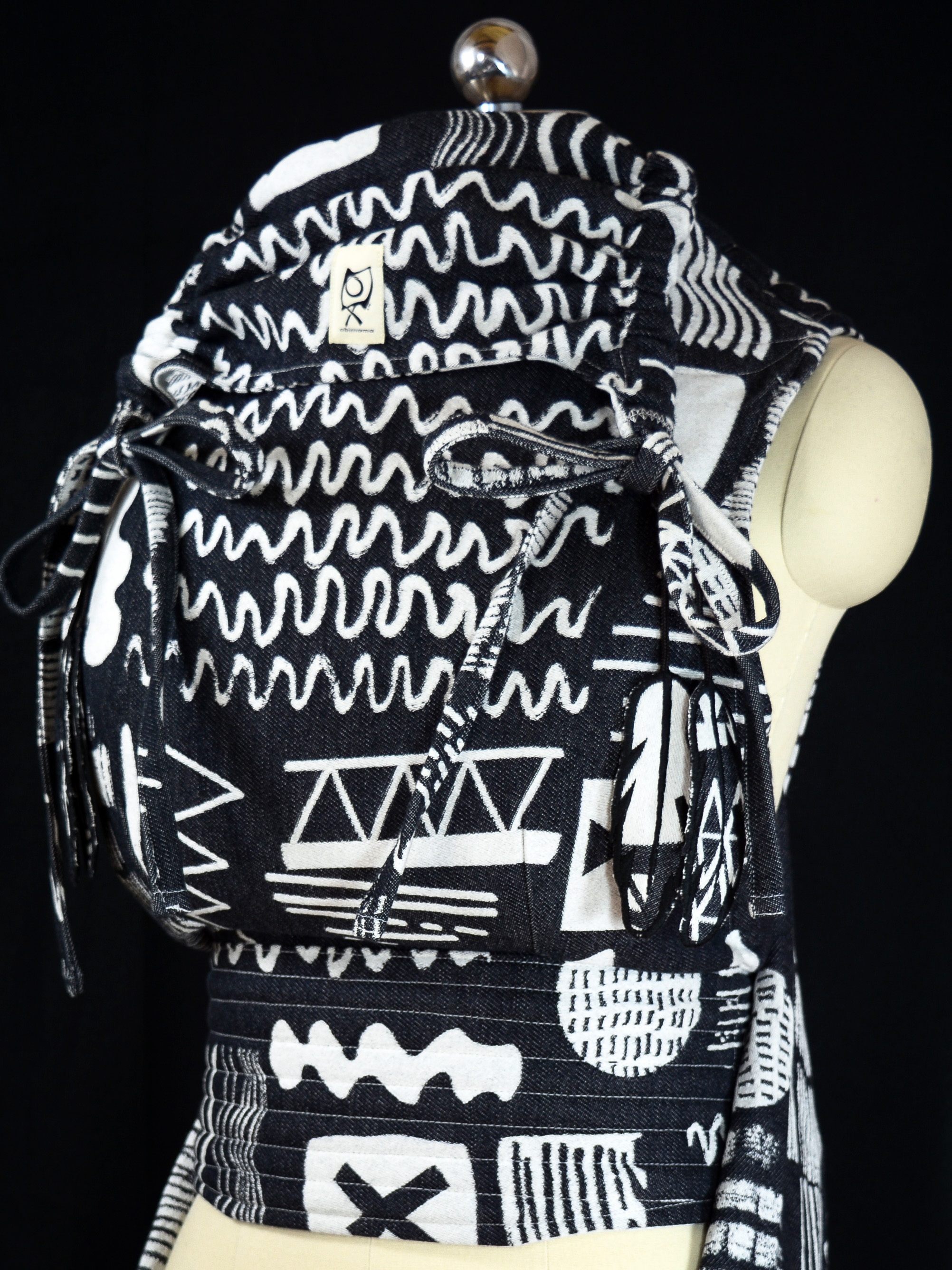 ObiMama WCMT/WCMD Ankalia Textiles' Etch "Kohl"