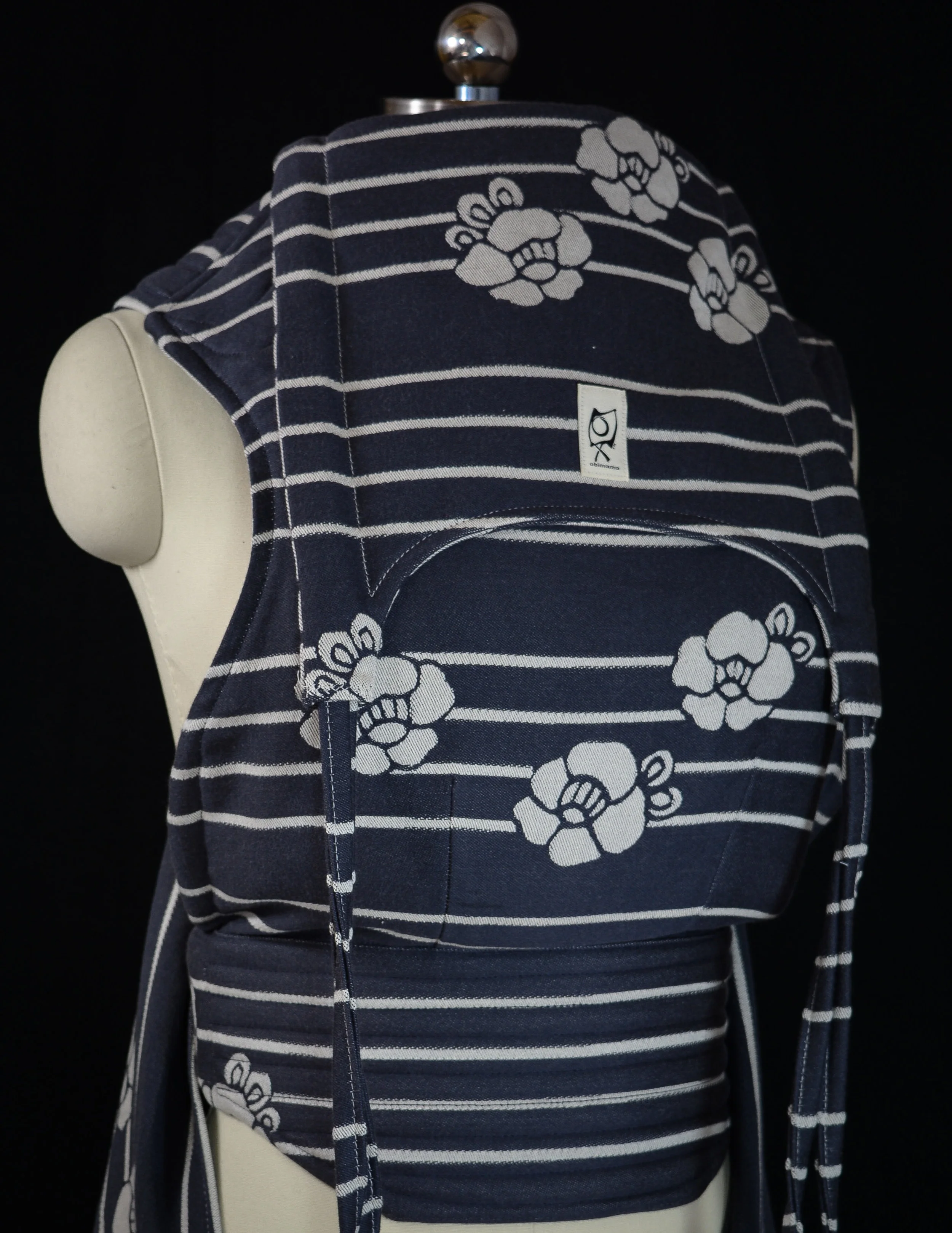 ObiMama Wrap Conversion Meh Dai (Mei Tai) ObiMama WCMD (WCMT) Kokoro Textiles "Coco Lunette"