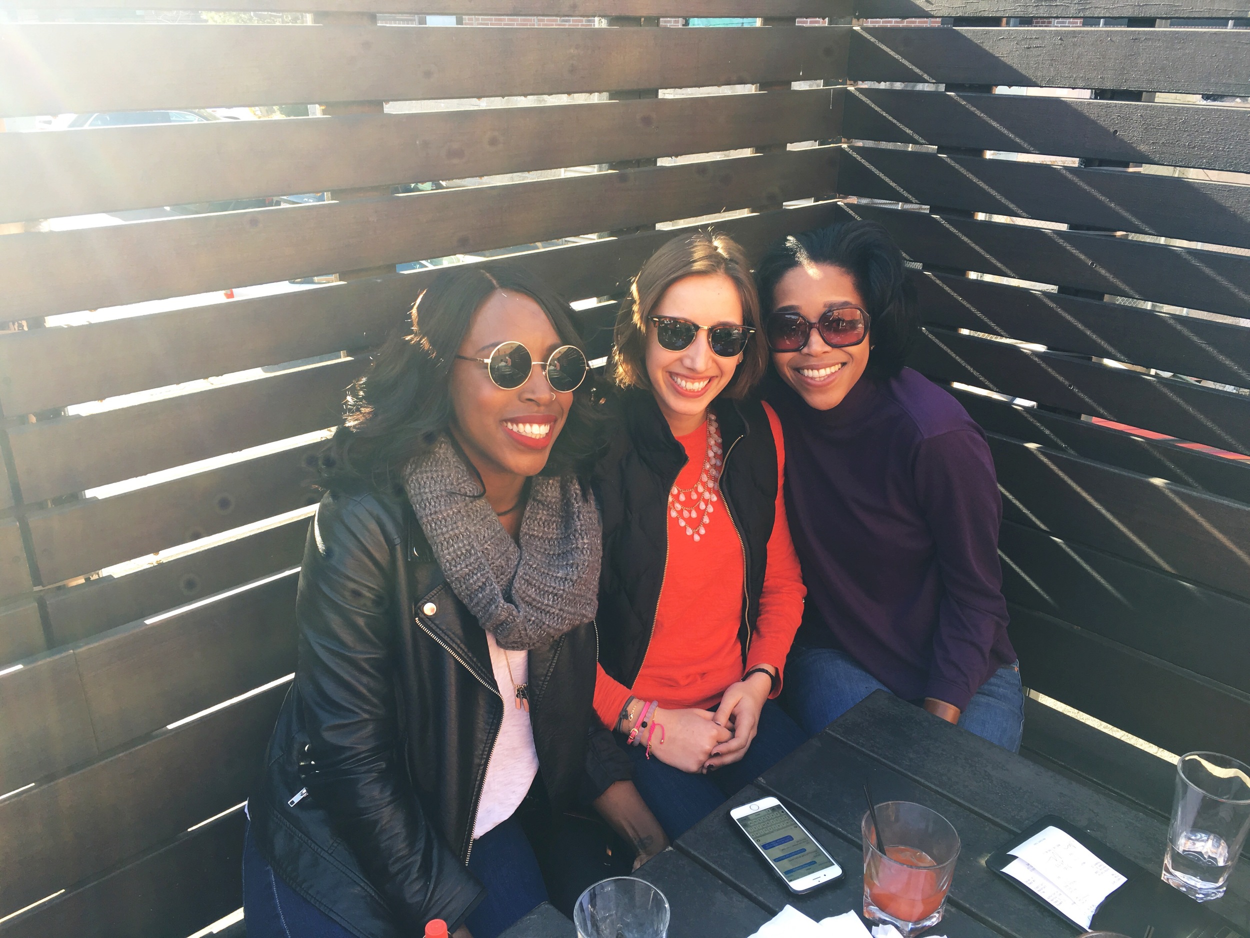 Deep Ellum w/ the ladies. 