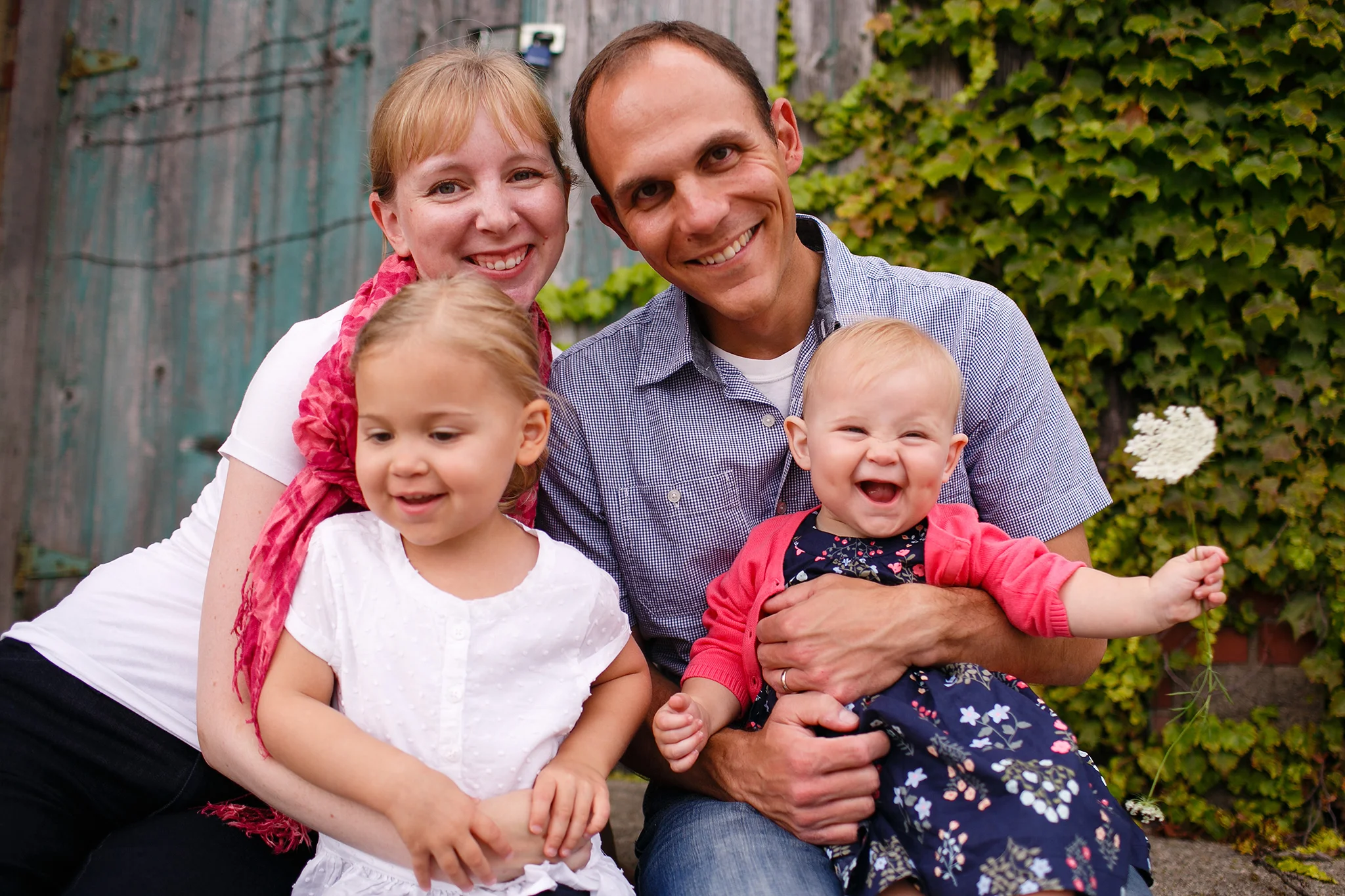 Jason, Courtney, Lorelei, & Phoebe | DeKalb, IL Family Photography
