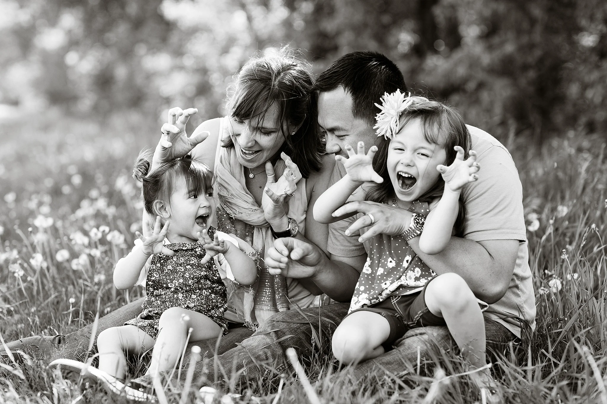 Ro, Kristin, Maddy, & Colette | DeKalb, IL Family Photography