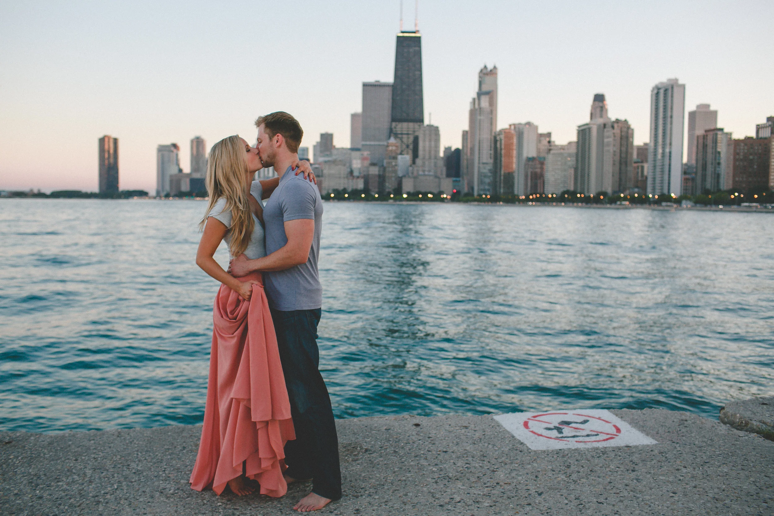 North Ave Beach Engagement Photographer | Geoff & Stephanie