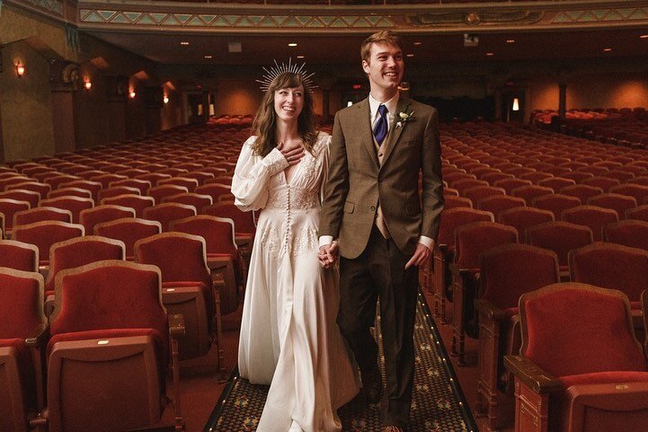 I am SO excited to share this wedding with you all!! I&rsquo;ve been to the Egyptian Theatre countless times over my life, but this was the first time I&rsquo;ve ever photographed a wedding there! It was such a unique experience, and I love how Amy &