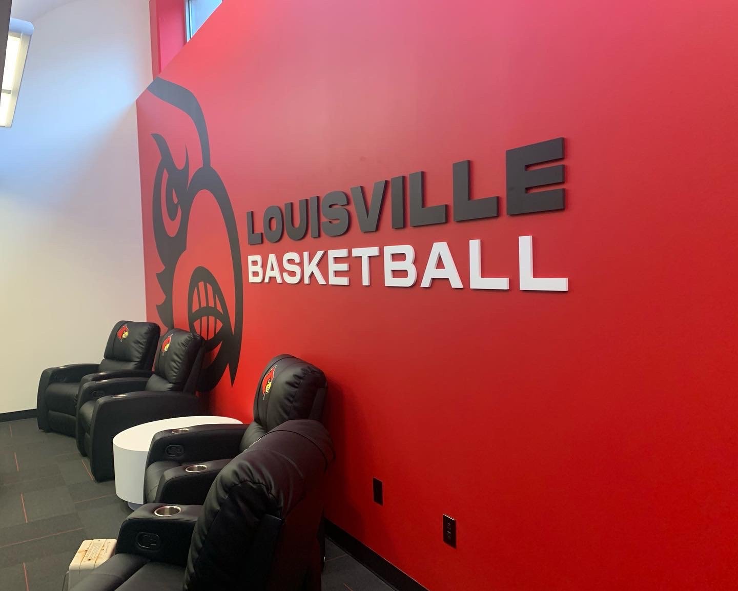 Louisville Womens Basketball Locker room
