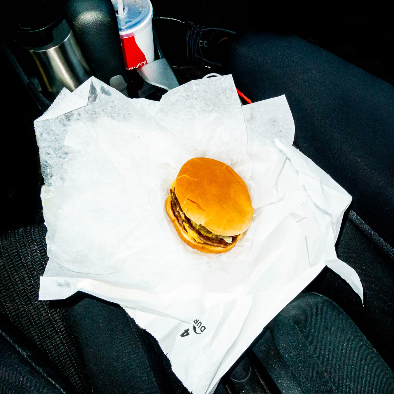 DOUBLE CHEESEBURGER - BILL'S DRIVE IN - EVANSTON, IL