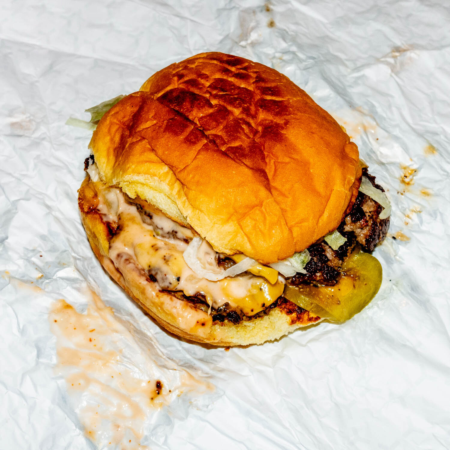 DOUBLE CHEESEBURGER - SALT BURGERS + FRIES - CHICAGO, IL