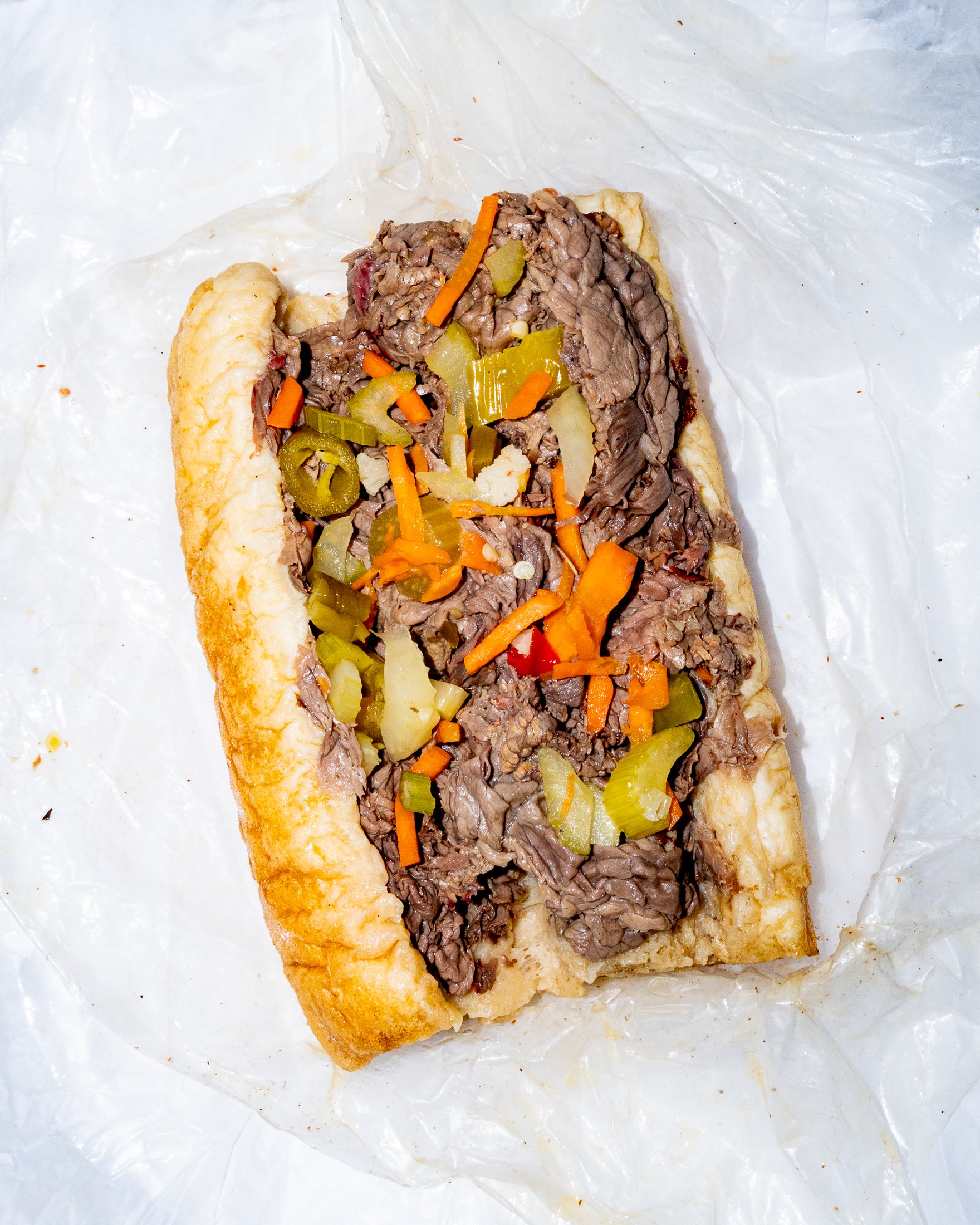 I wrote a bit about the wonderfully delicious Italian Beef sandwich for my "It's Saturday!" newsletter which comes out... on Saturday. Link in prof.