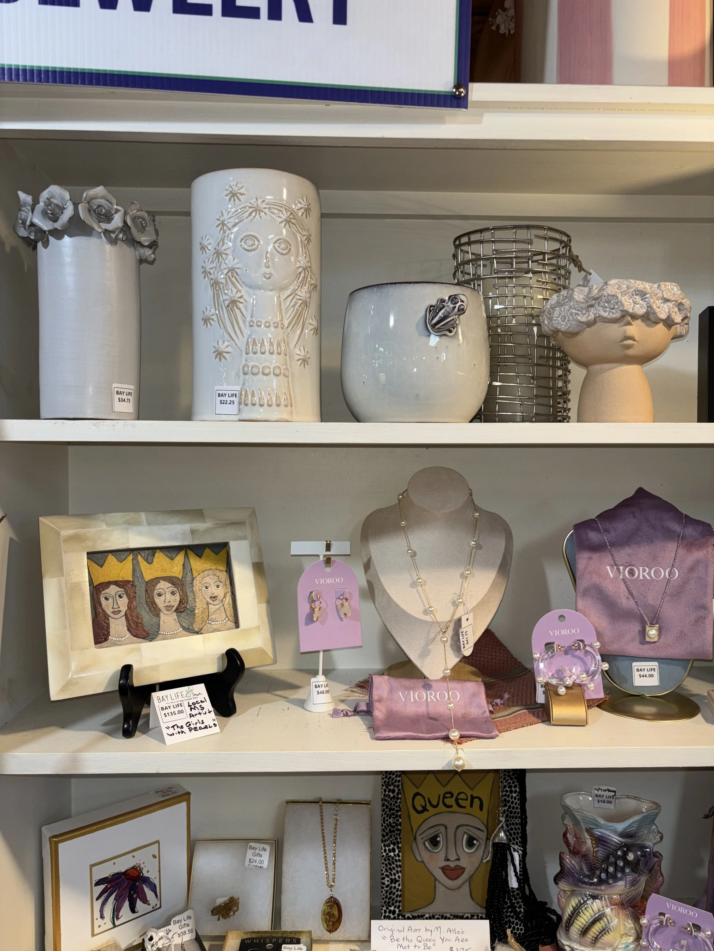 Vases and Framed Artwork