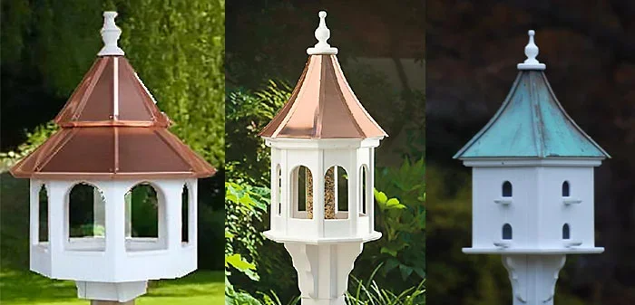 Copper Roof Birdhouses