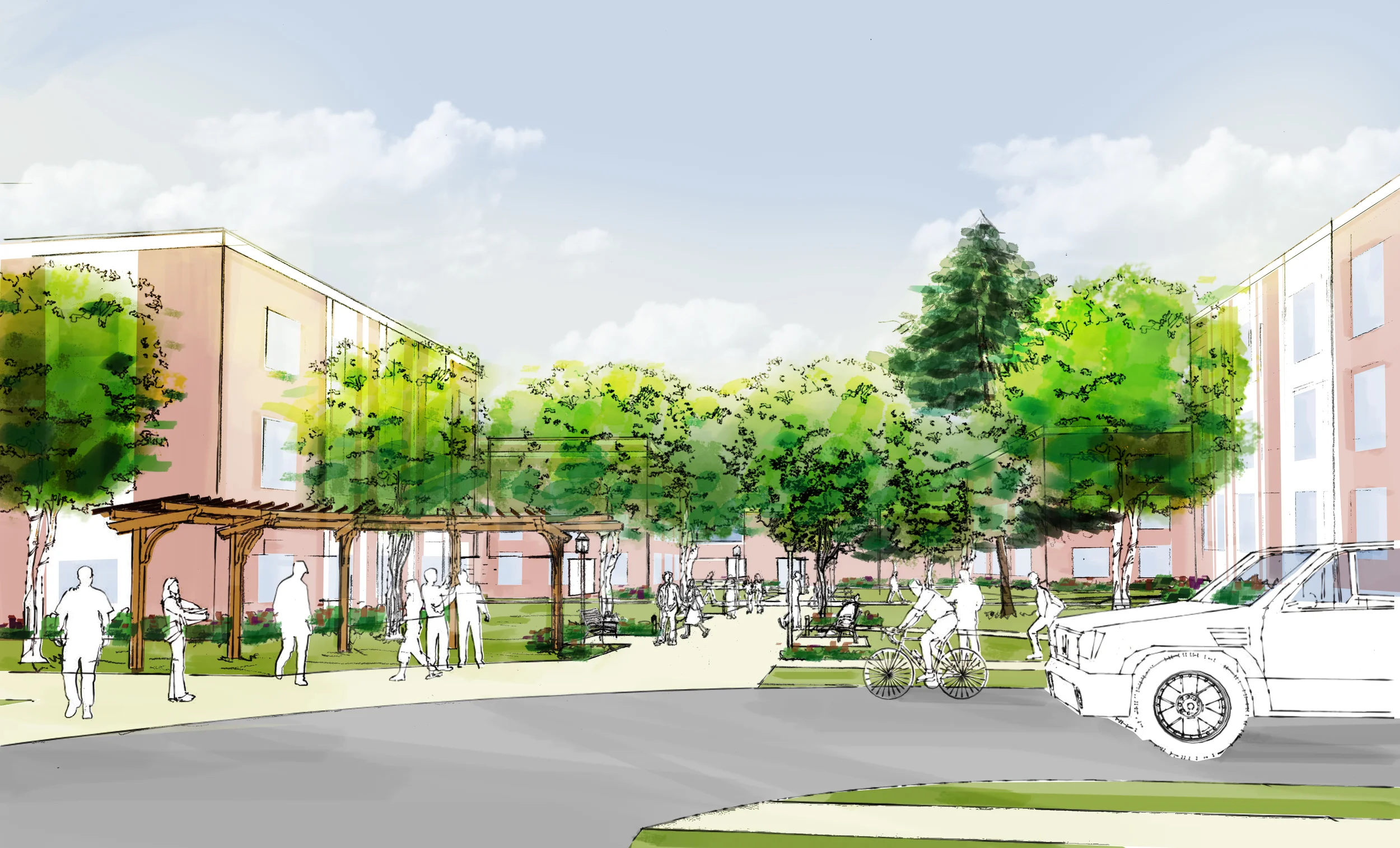 Renderings courtesy The Cecil Group/Harriman