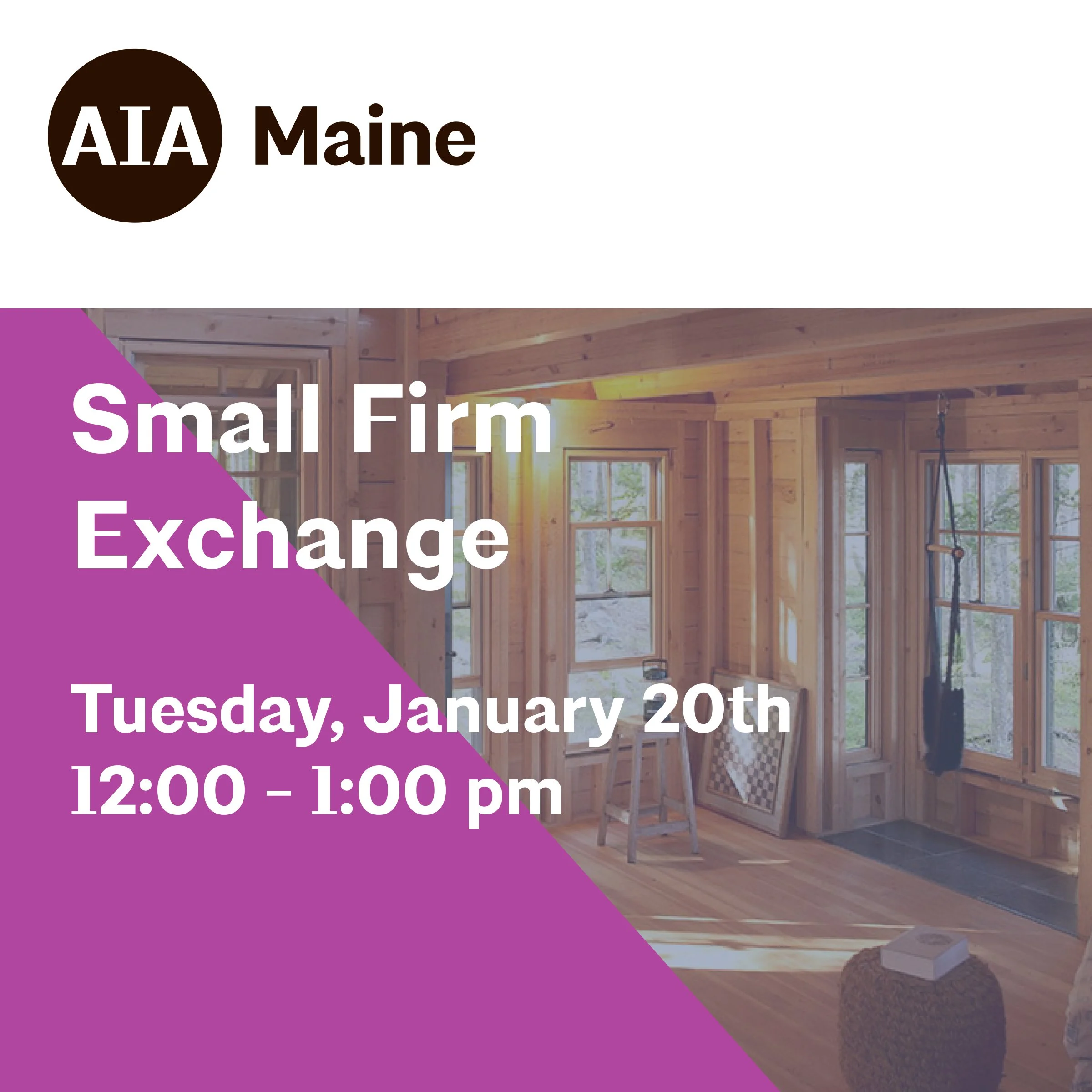 Small Firm Exchange (SFx) January 20 | 12-1PM