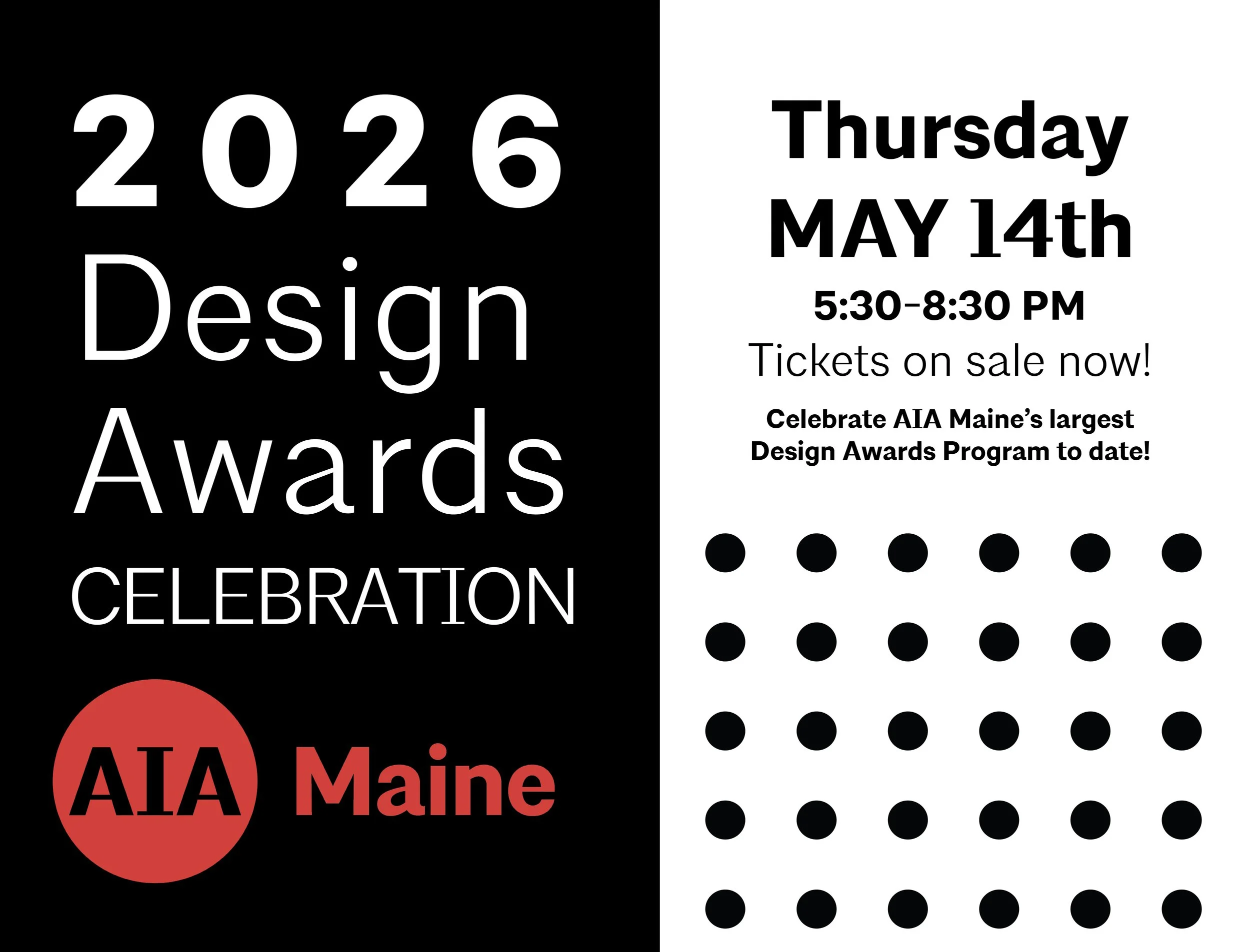 2026 AIA Maine Design Awards Celebration