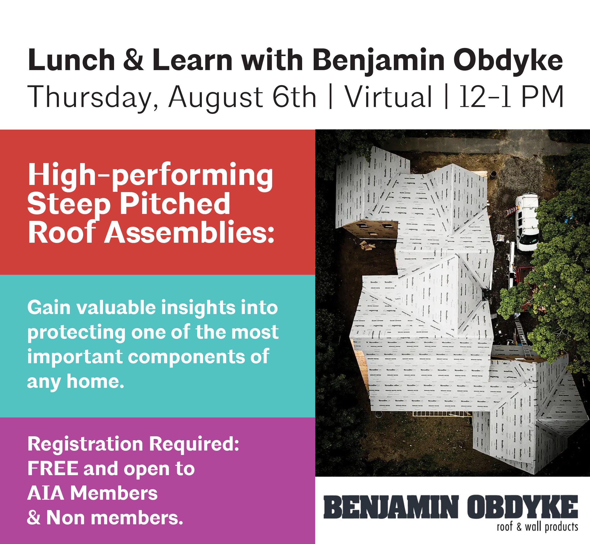 Lunch &amp; Learn: Durability of Steep Pitched Roof Assemblies