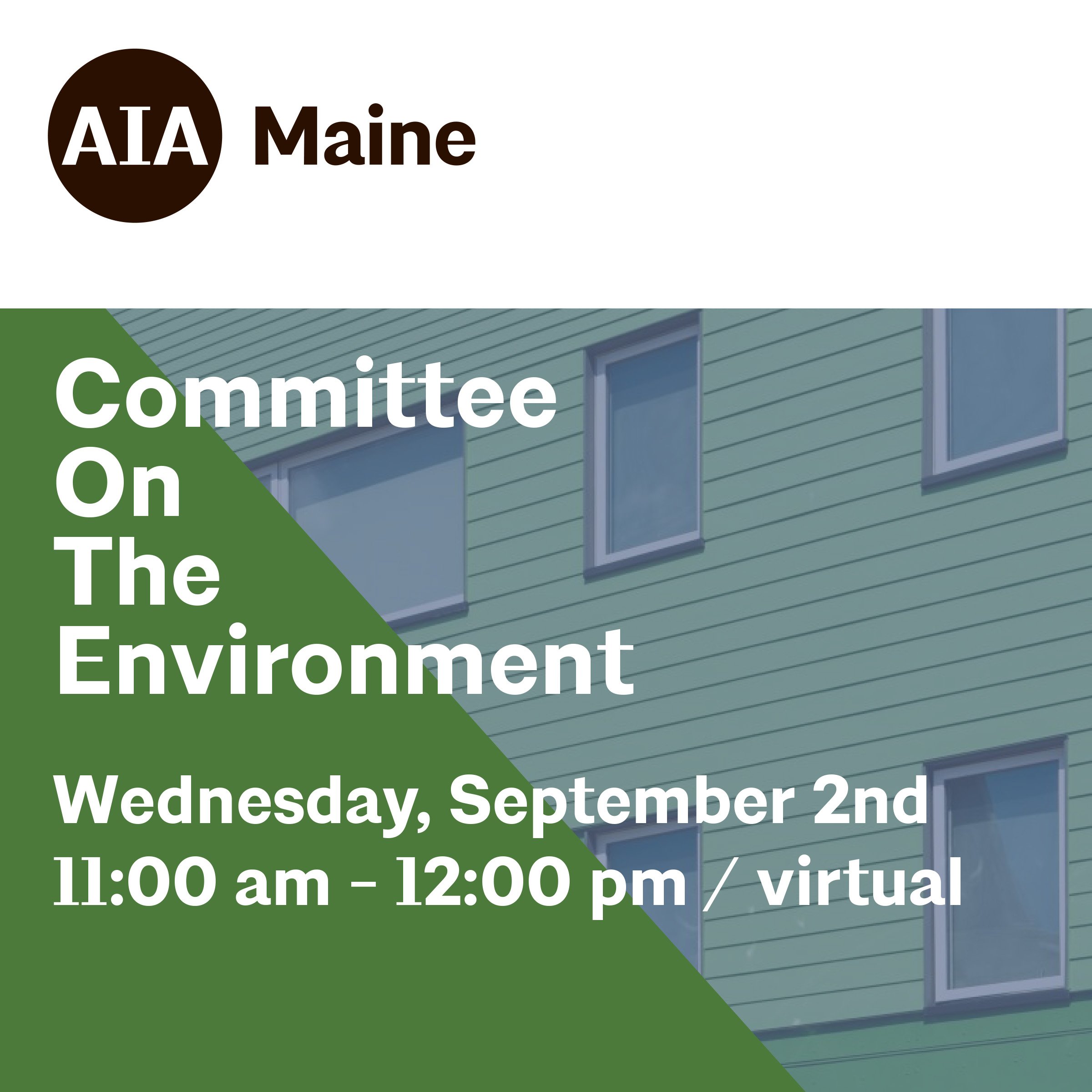 COTE Committee on the Environment - September