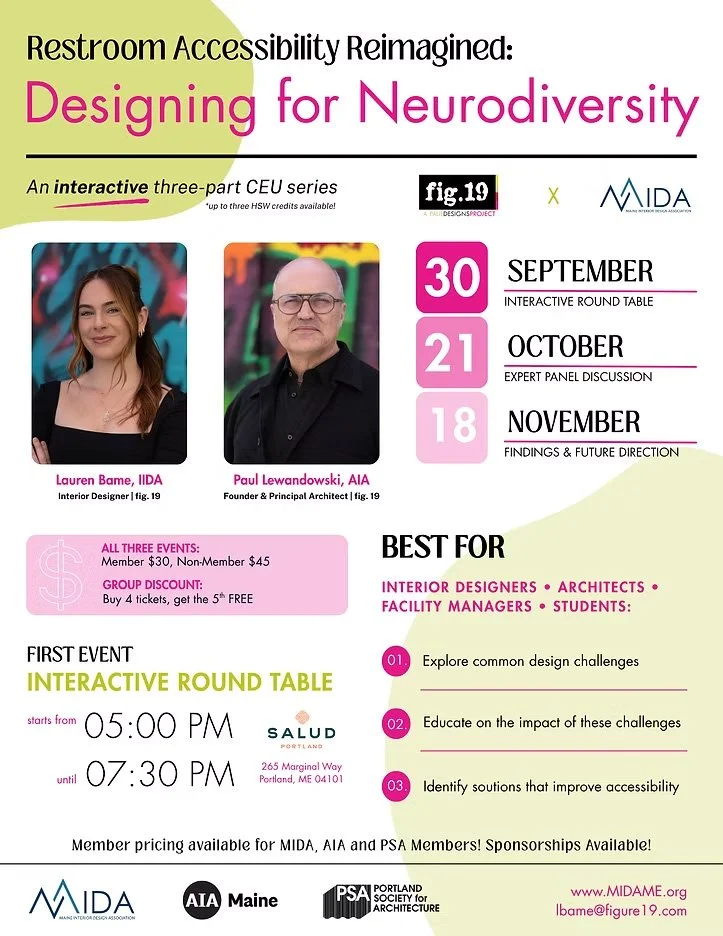 Restroom Accessibility Reimagined: Designing for Neurodiversity | Interactive Round Table
