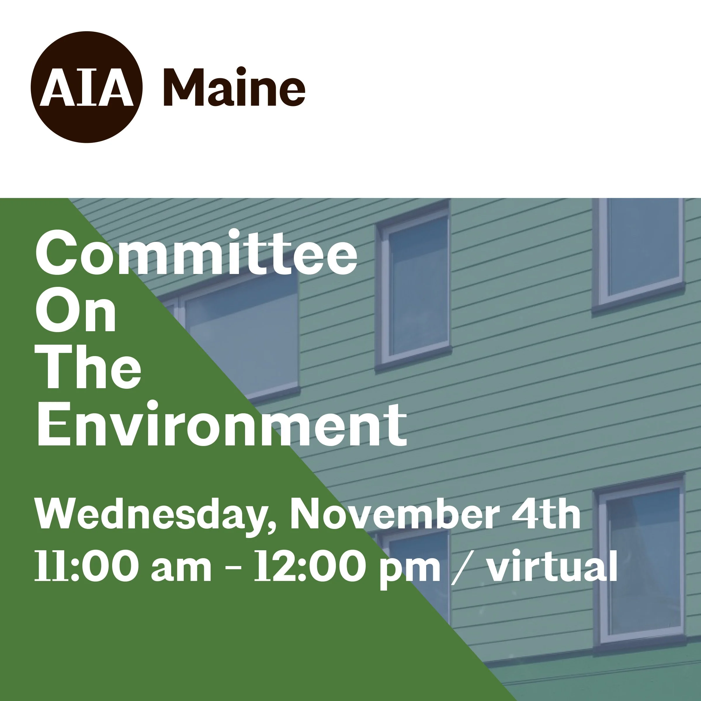 COTE Committee on the Environment - November