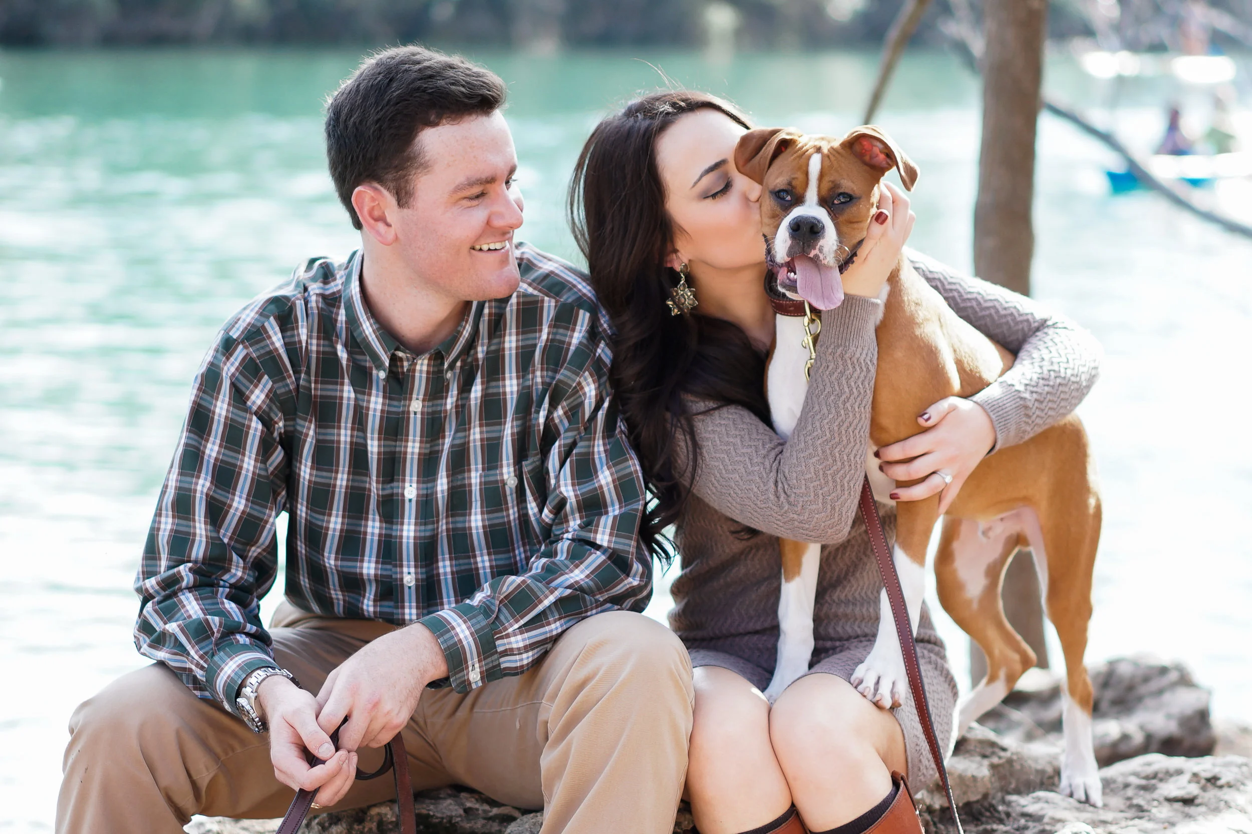 Austin Texas Engagement Session at Zilker Park and Sekrit Theatre.