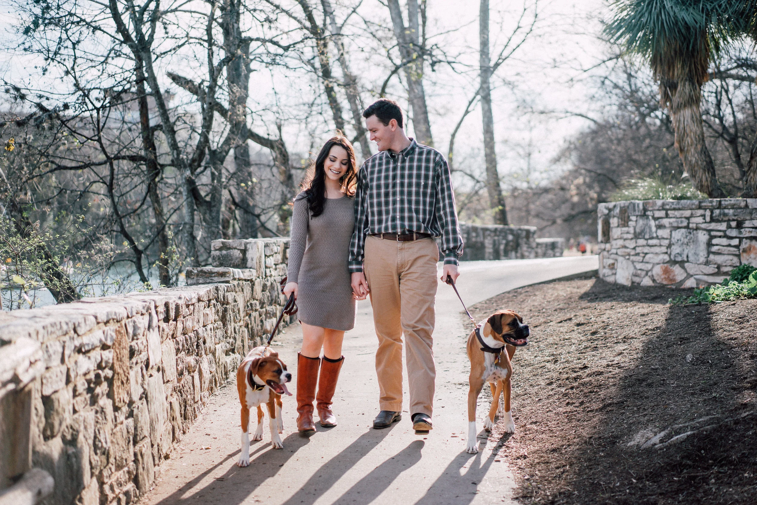 Austin Texas Engagement Session at Zilker Park and Sekrit Theatre.