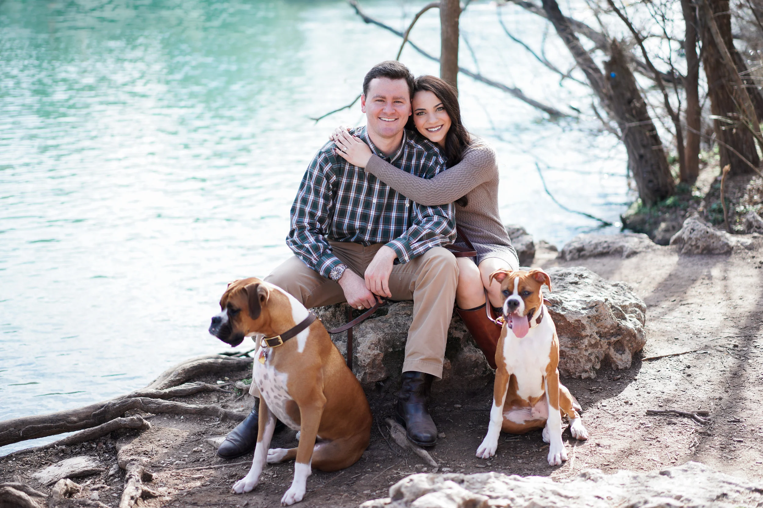 Austin Texas Engagement Session at Zilker Park and Sekrit Theatre.