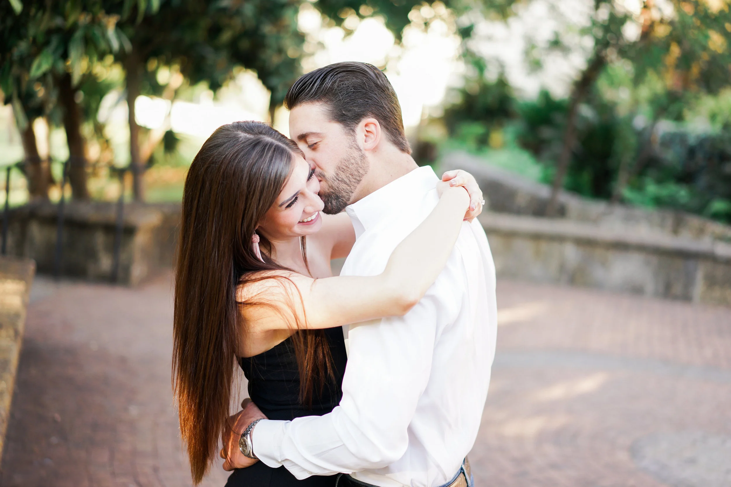 San Antonio engagement session at the McNay Art Museum.