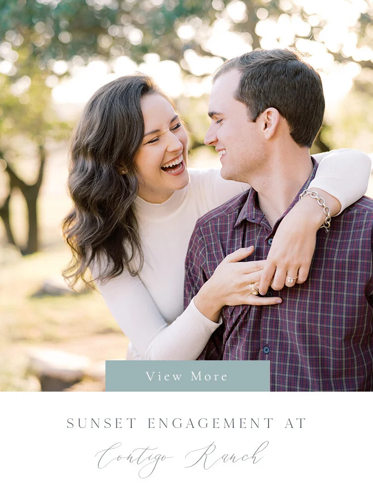 Sunset Hill Country Engagement Session at Contigo Ranch