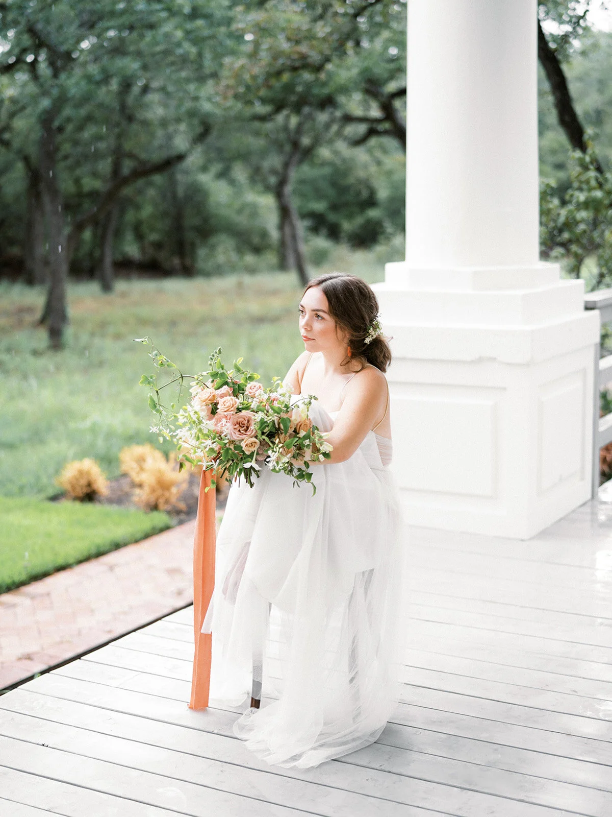 Organic Peach Toned Wedding Inspiration