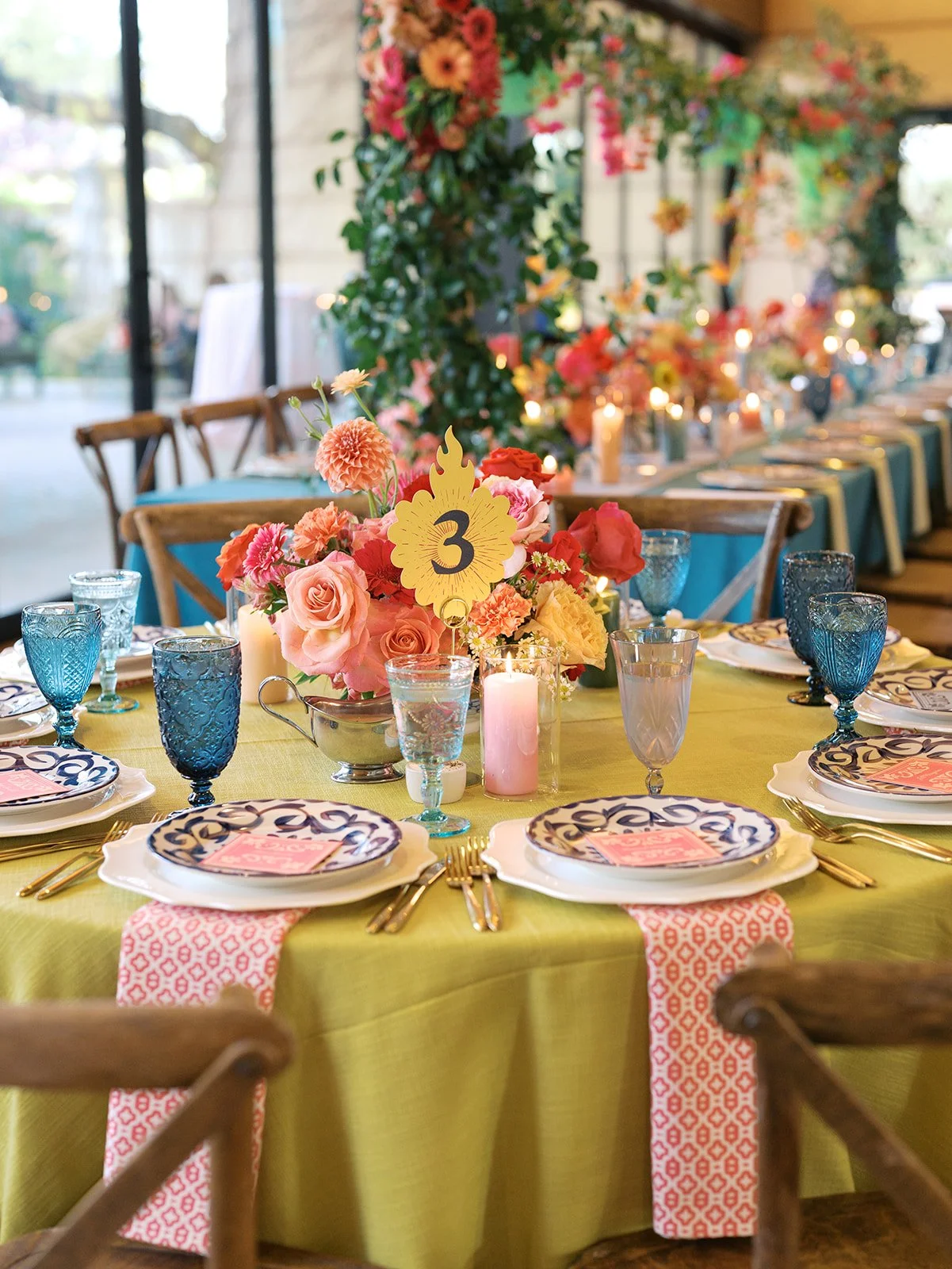San Antonio Botanical Garden wedding reception
