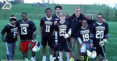  Coach Nate Marsh with some of his Basis players.