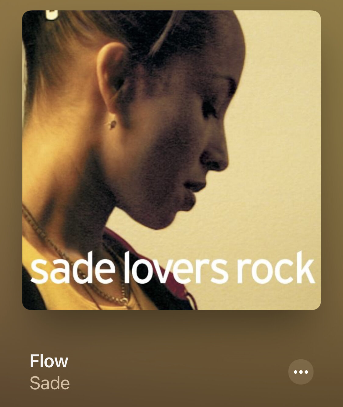 I told myself I wouldn’t include more than one Sade song (otherwise the entire playlist would revolve around Sade). This song in particular reminds me of love and how magical it can be.  