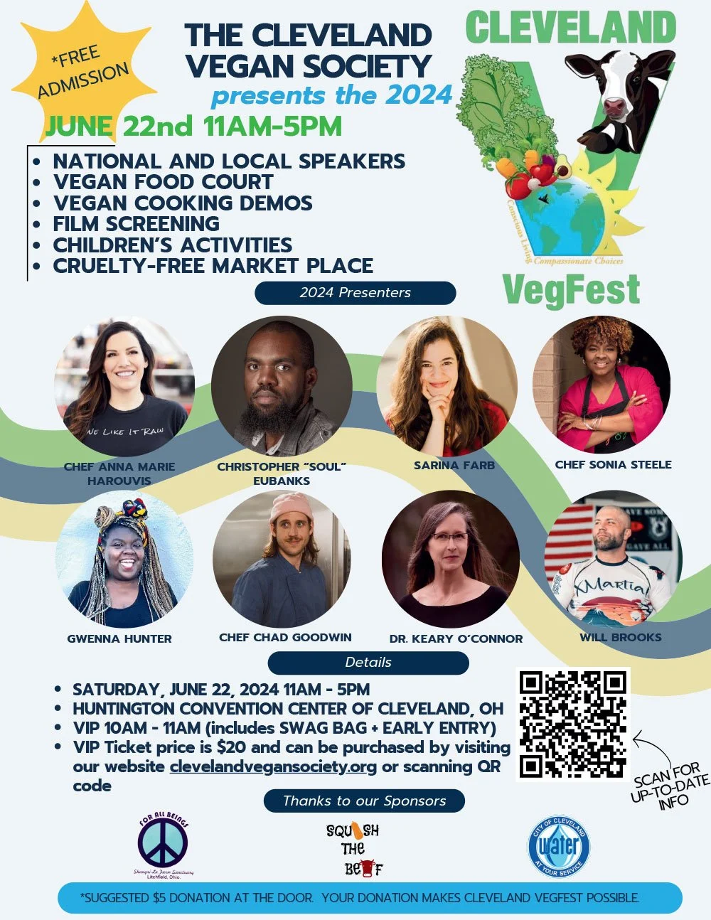 Cleveland Vegfest Event Poster