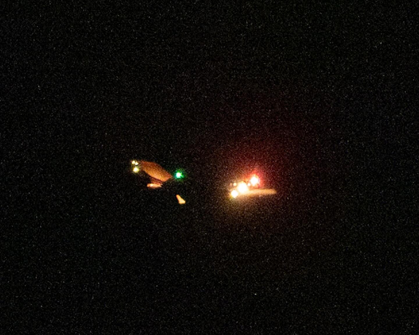 Large drone flying over the Wanaque Reservoir last night. It was only 200-300 feet up and seemed to follow a set of waypoints circling around the town. There seemed to be several of them at times, but this was the largest at least the size of an ATV,