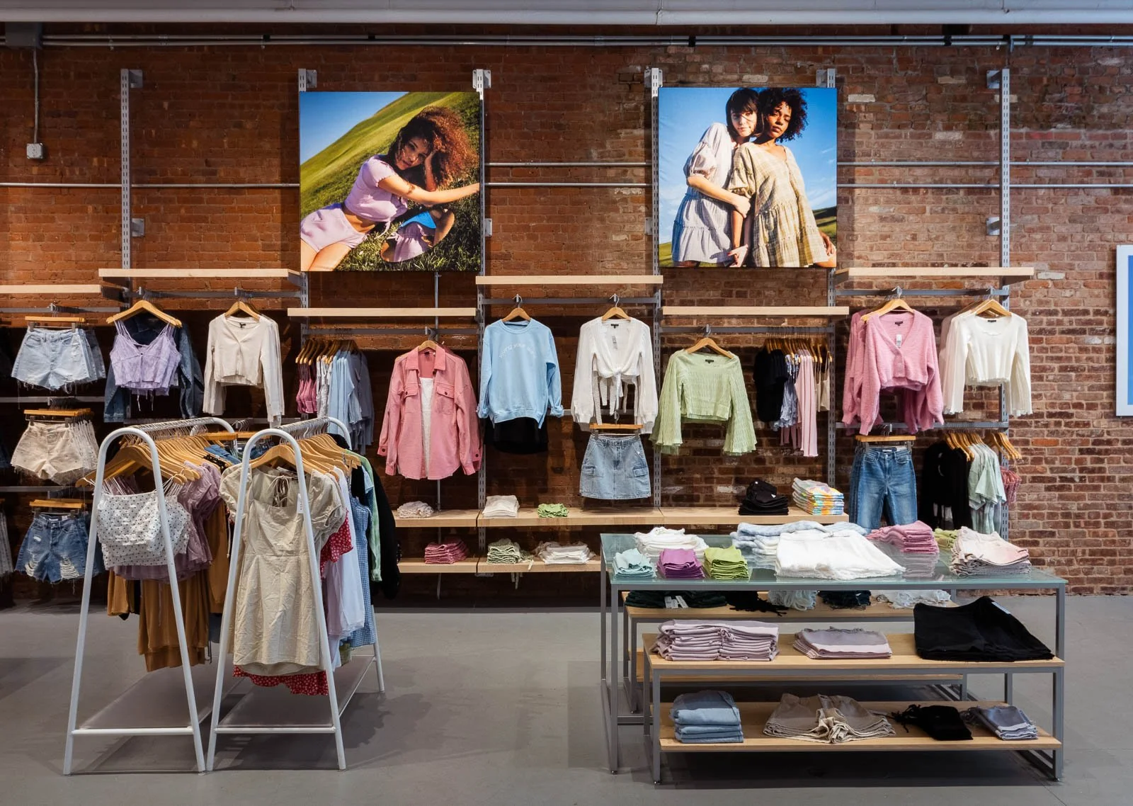 Retail interior photography for global clothing chain