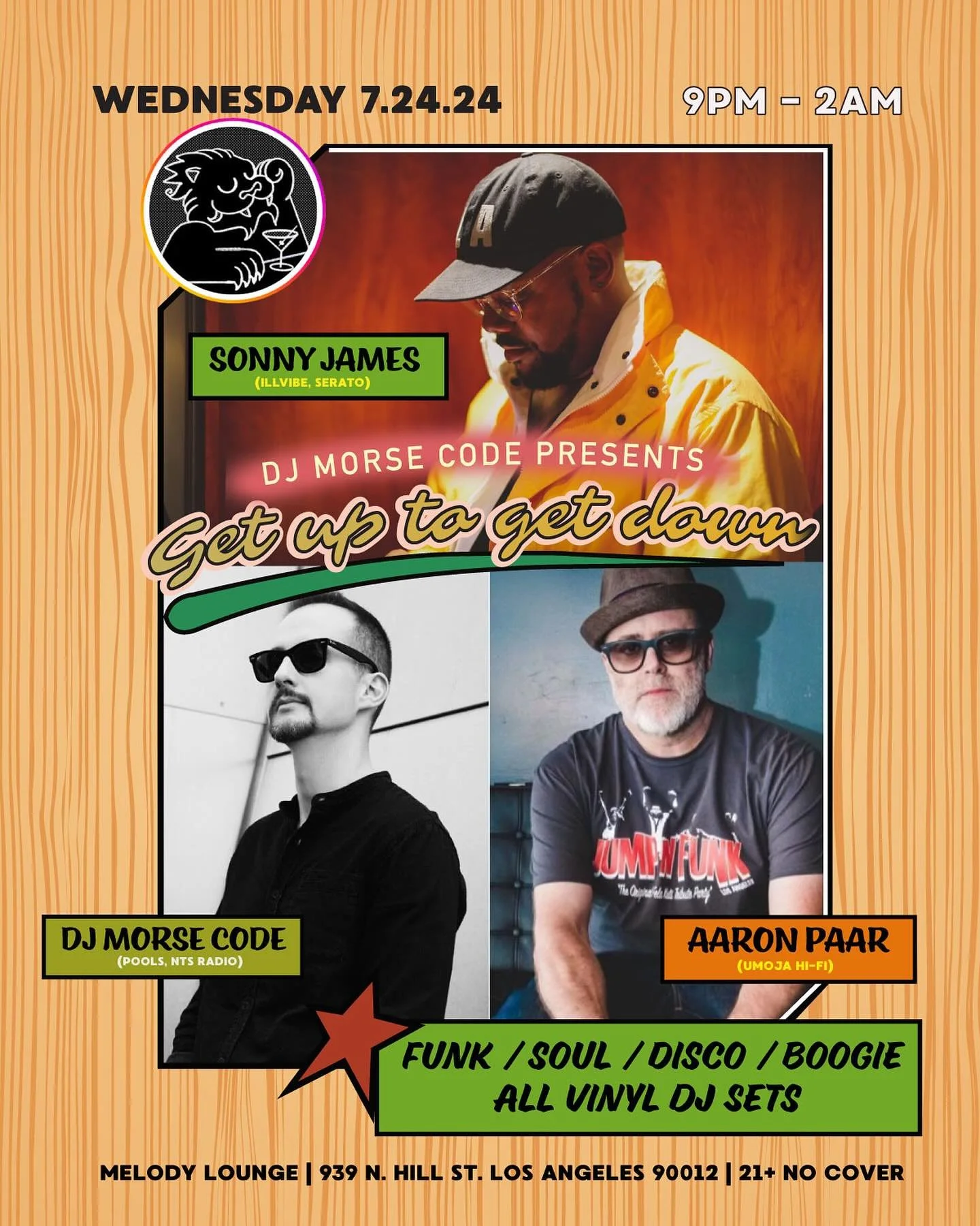 I&rsquo;m looking forward to taking some hard to find records out for a rendezvous this week. Tonight with my fellas @djmorsecode &amp; @djaaronpaar at Melody Lounge, we&rsquo;re in a Funk, Disco, and Boogie pocket and then Saturday night we set it o