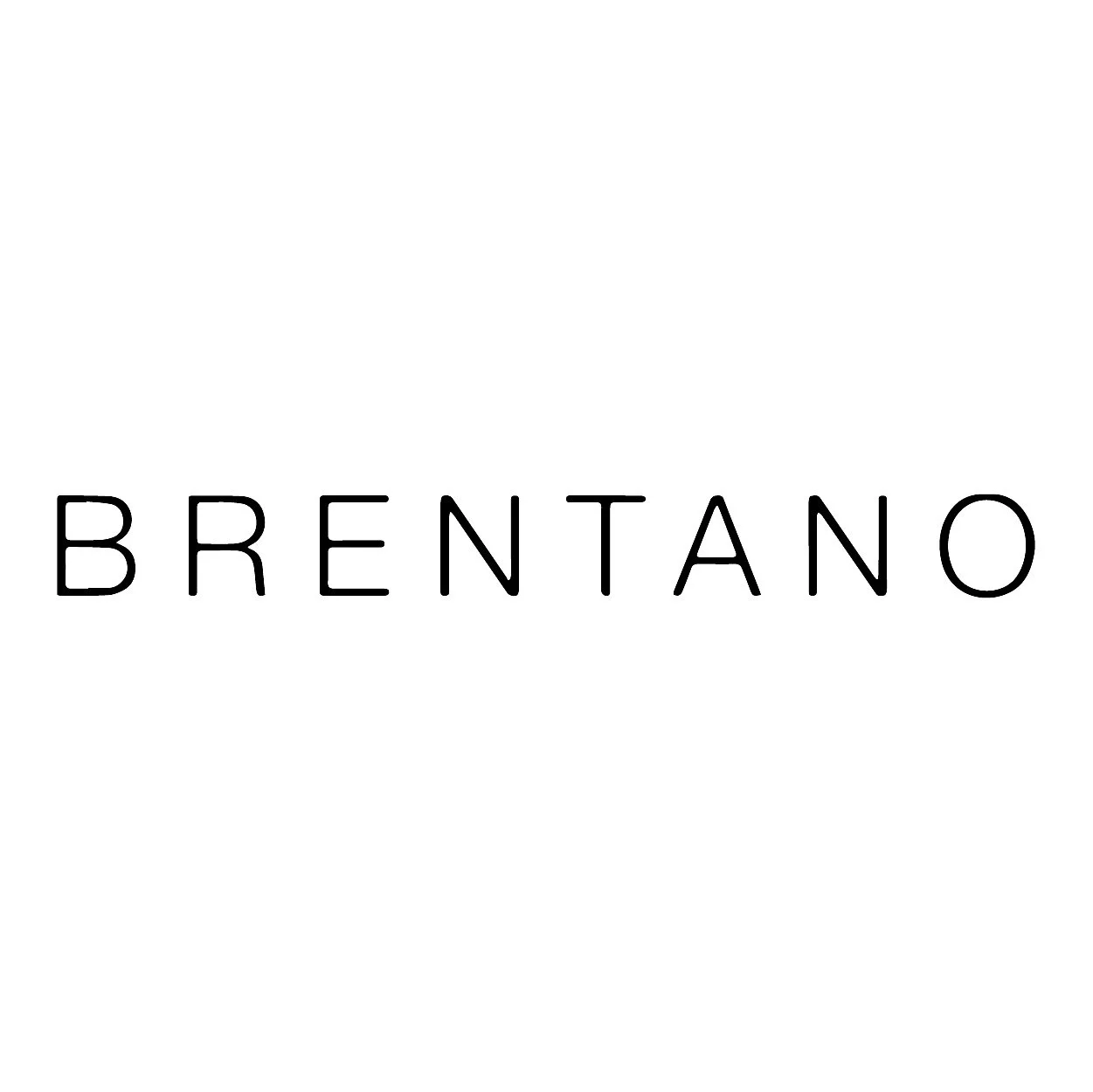 Brentano logo with black text on a white background.
