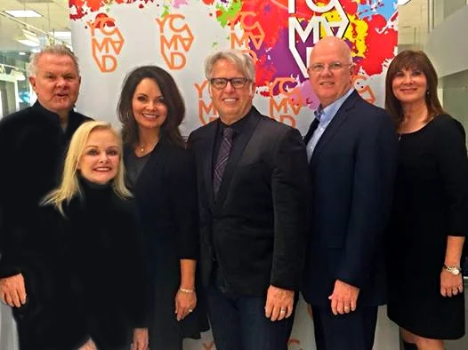 May 10 is Melanoma Skin Cancer Awareness Training day at DASS. See "Read Me" for the story. Pictured from left to right: Don and Sylvia Shaw, owners of DASS; Belinda and Frank Gambuzzi, owners of Visage: Salon, Spa and Studio ; Phil Fennel of SalonWired ; and Cheri Levitan, YCMAD Director.