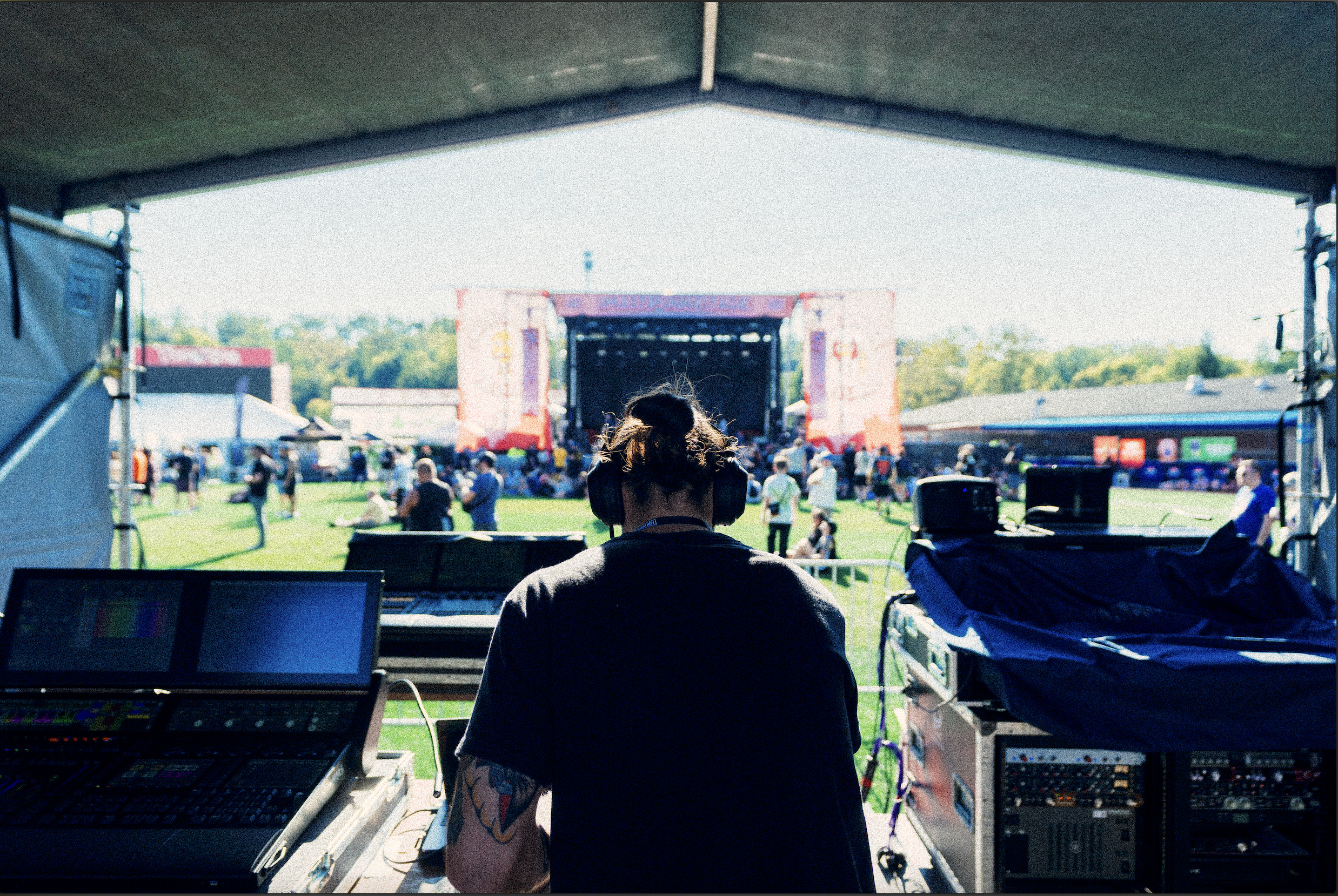 zach rippy mixing drug church at four chord festival