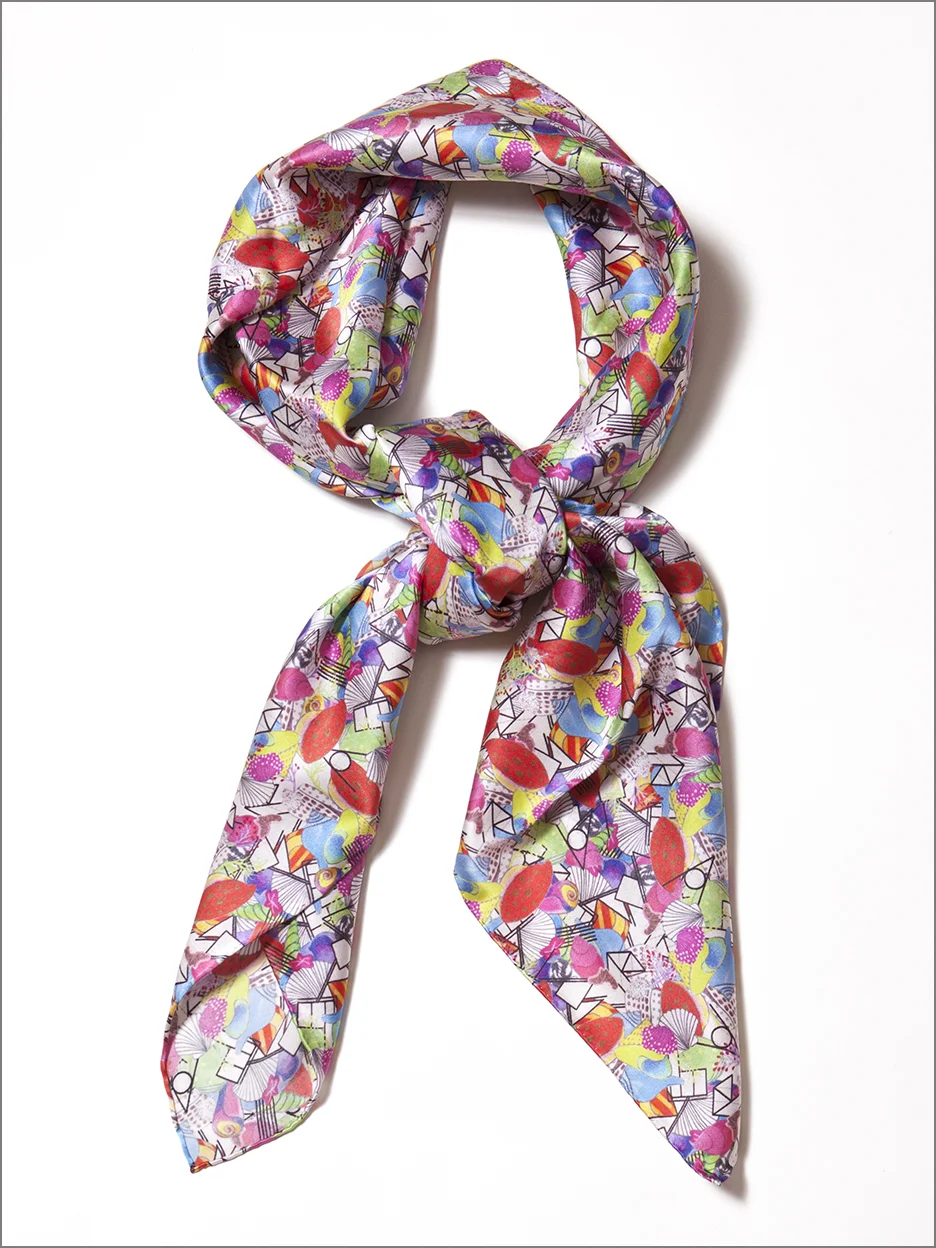 Funky Recycle Silk Scarf