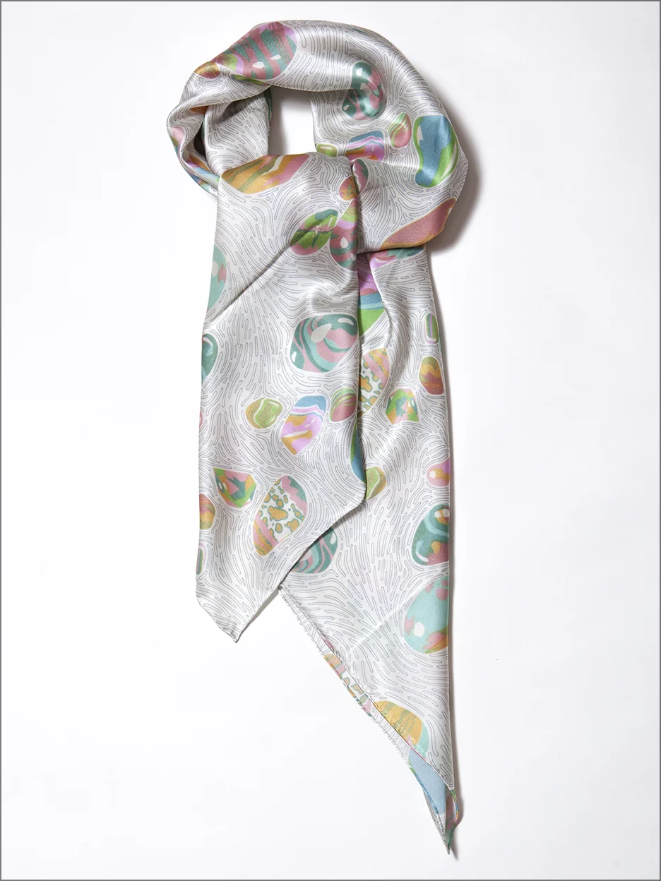 Río Opale (fade) Silk Scarf