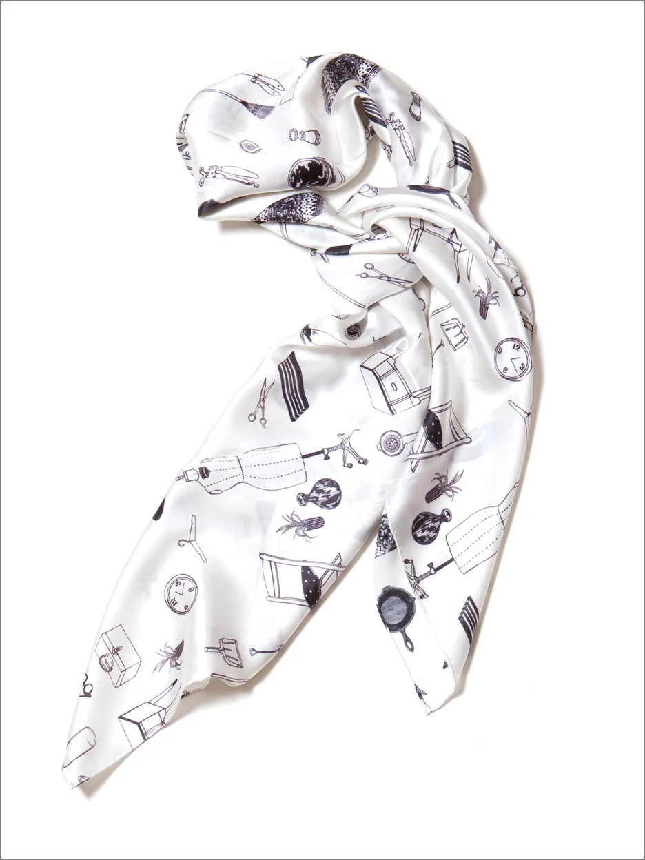 Home Silk Scarf