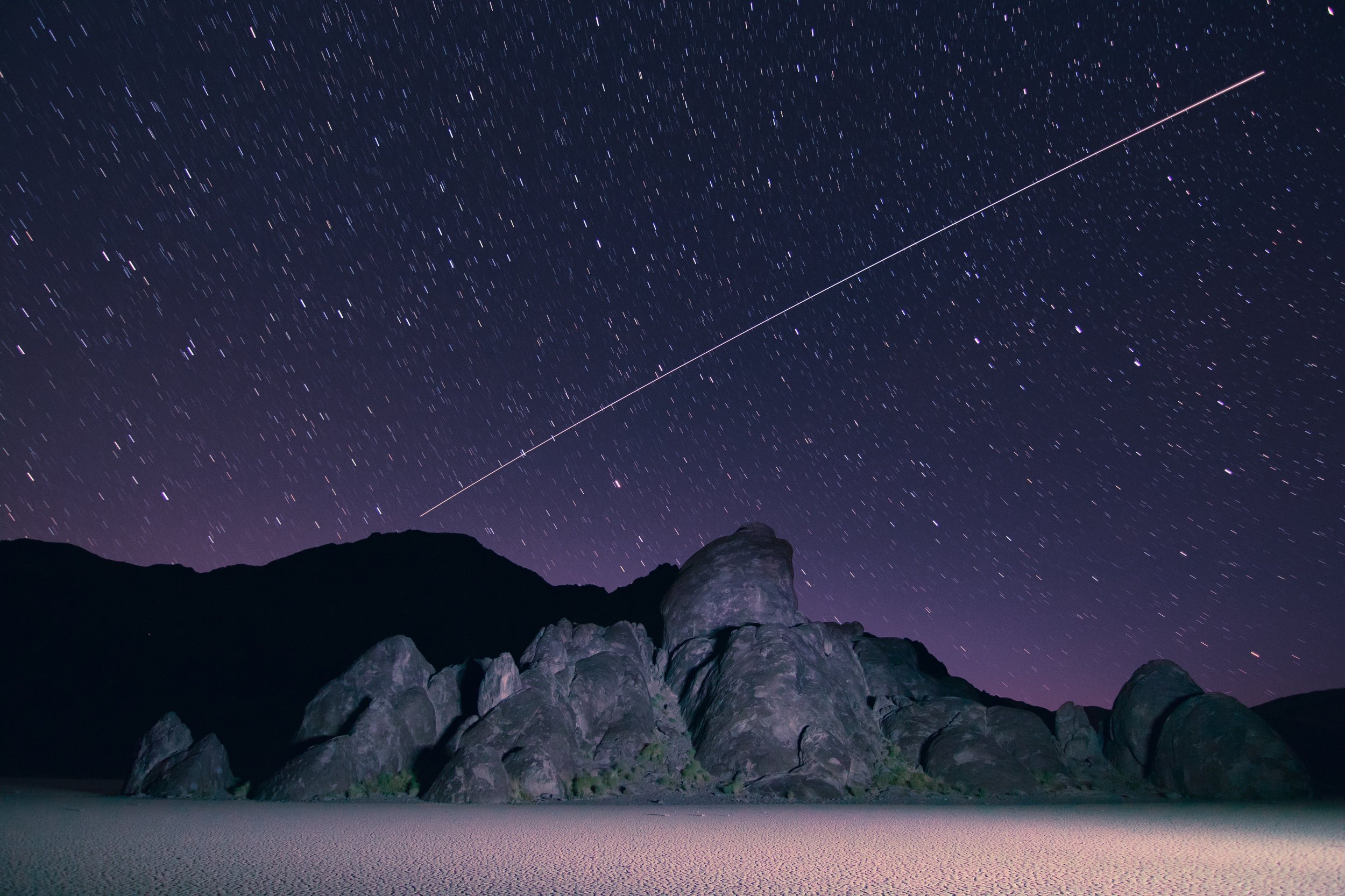 ISS over the Grandstand, Death Valley