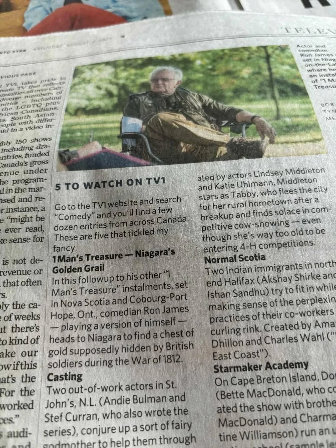 Thanks to Toronto Star for featuring our show! Season 3 is streaming on BELL FIBE1 now! Plus seasons 1 and 2 are available for purchase at https://enterthepicture.com/ondemand 

Created and written by @thomaspcon, produced by @lynnharvey24 of @entert