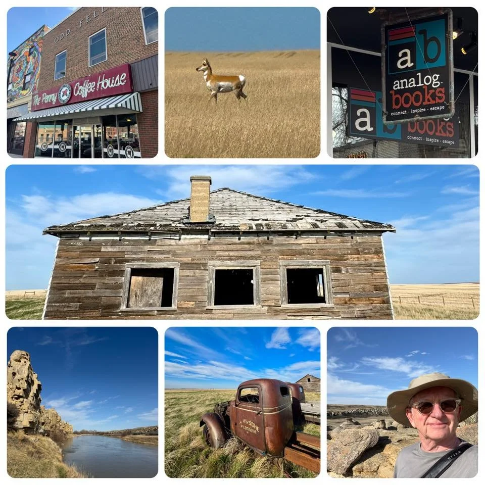 Kicked off my Prairie Tour to an electric audience at the Lethbridge Yates Theatre in the southern Alberta city of Lethbridge last night! Arrived a few days early to commune with the spirit of place at the UNESCO Heritage Site called &lsquo;Writing-o