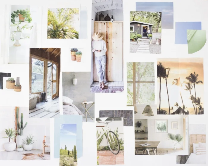 My mood board is my no means perfect and it doesn't have to be. It is there for you to draw inspiration from and to keep you focused on your brand colors and feel so you don't accidently stray.