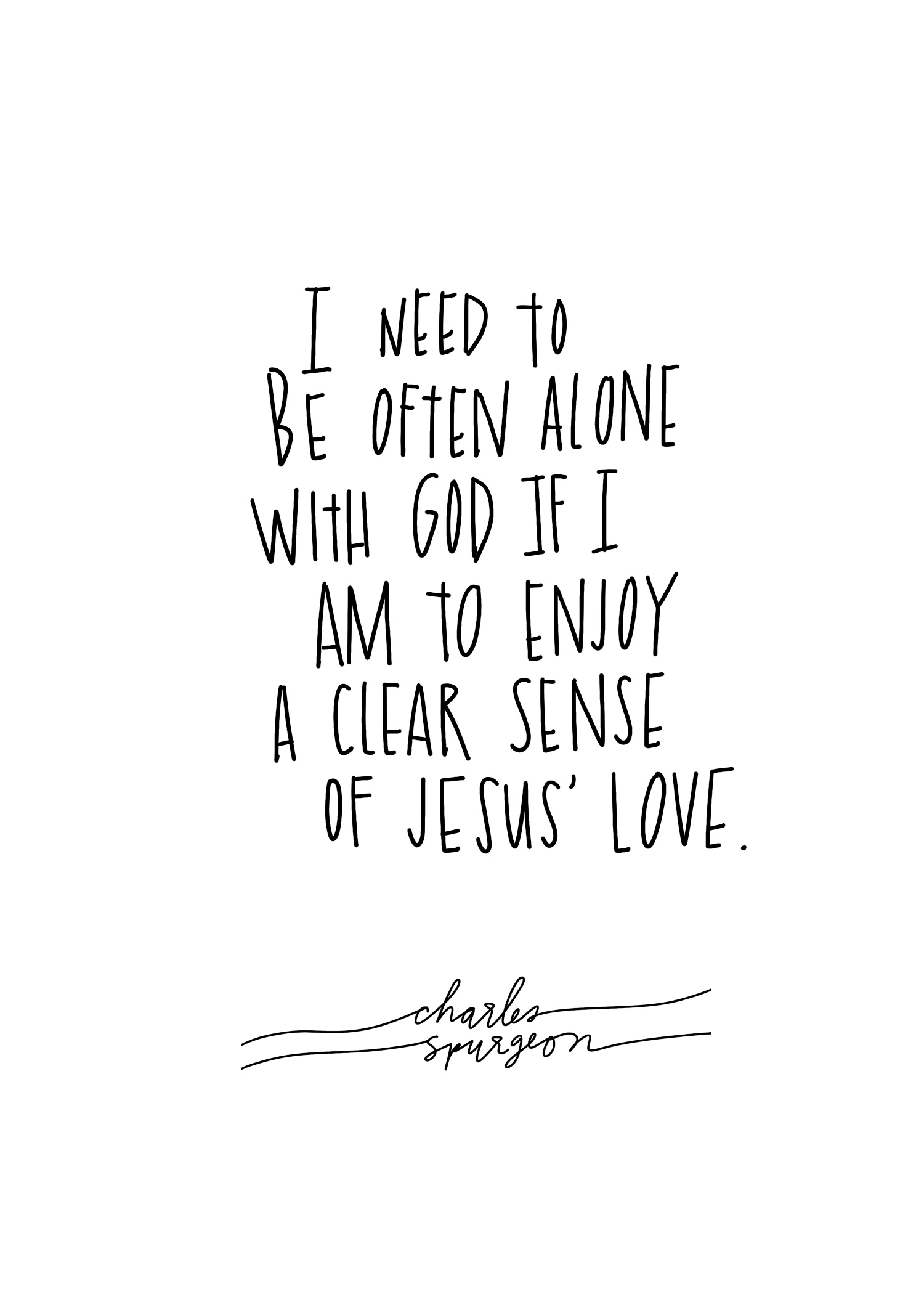 Jesus’ Love