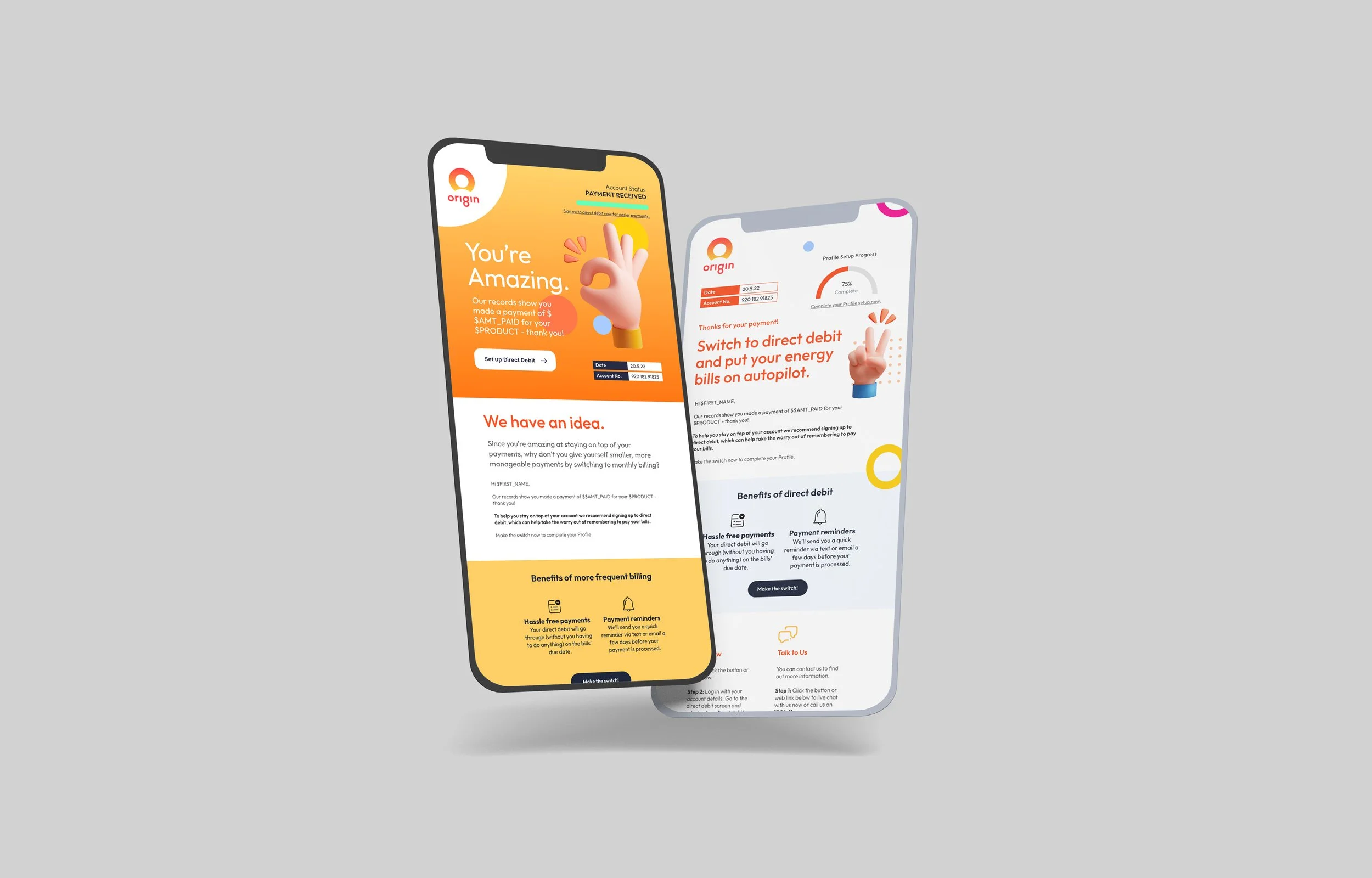 Origin Energy: Brand Voice and Design