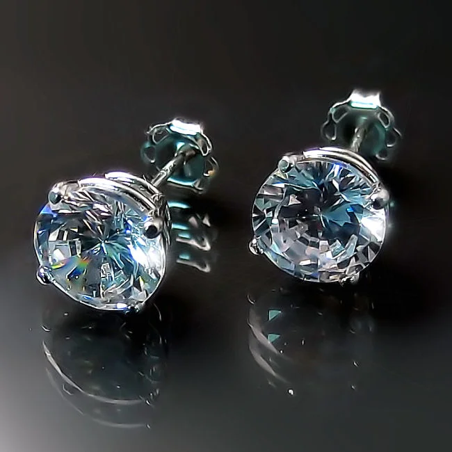 imitation diamond solitaire studs earrings CZ.jpg