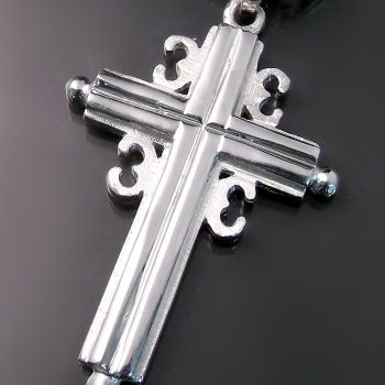 Mens Russian Orthodox Crucifix Cross Pendant Necklace Stainless Steel Men -  Walmart.com