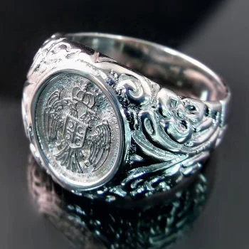 Serbian Coat of Arms Rings