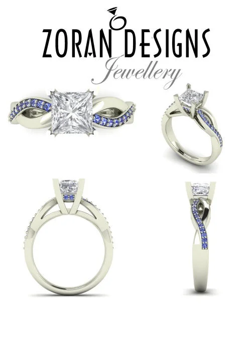 Custom jewellery design - engagement rings